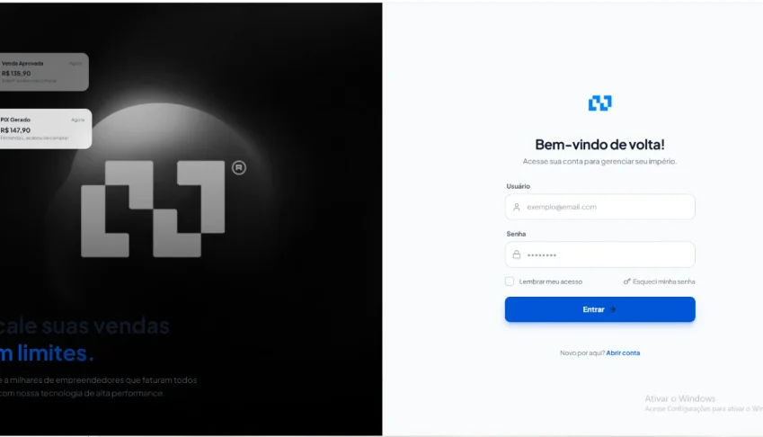 Gateway De Pagamento Com Adquirente e Area de membro chekout