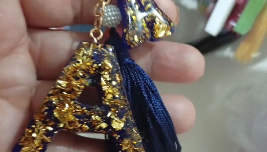 Chaveiro letras do alfabeto
