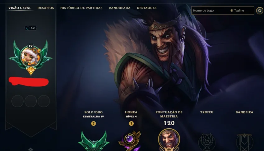 Lol Esmeralda, 47 Skins, Skins Lendárias, 25K Ea, Lvl 50