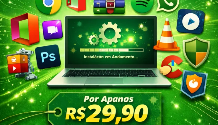 Kit técnico em um clique simplesmente magico.