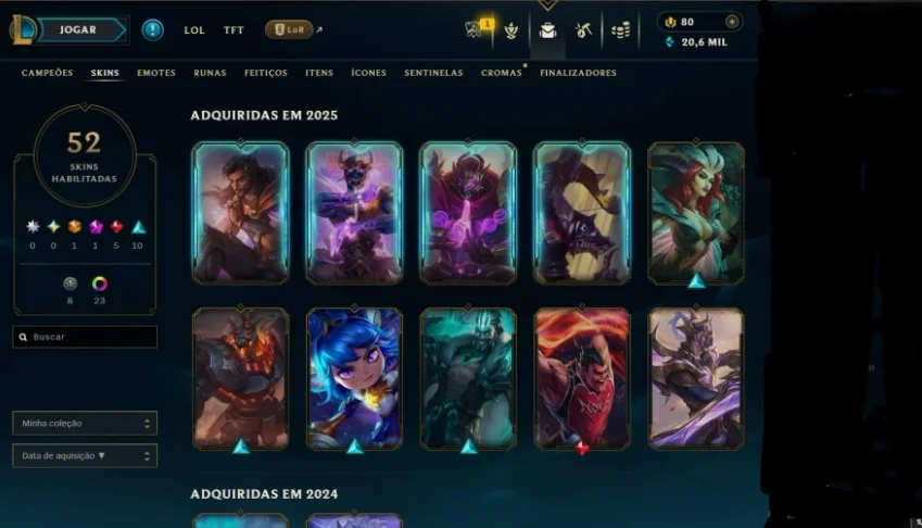 Conta em promoção BARATA LOL Smurf de 2016