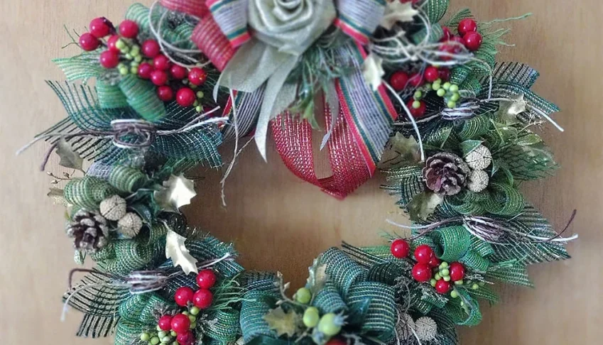 Guirlanda de Natal - Tradicional (36cm)