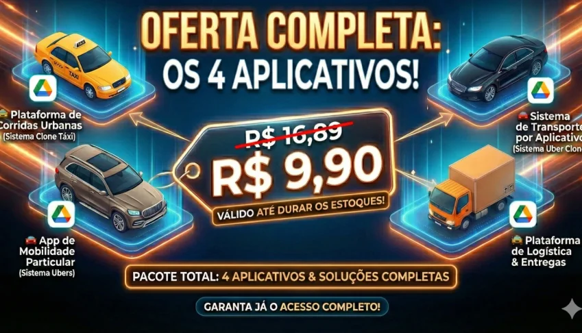 🚀 Aplicativos, Sistemas & Soluções De Transporte