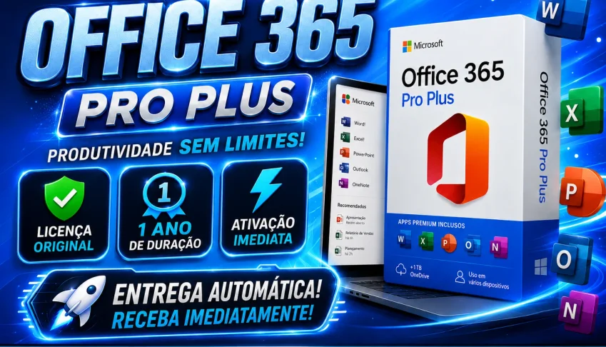 Office 365 Pro Original 1 ANO (NA SUA CONTA) 30 dias suporte