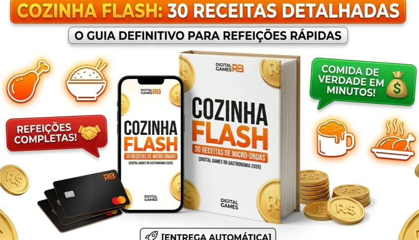 Cozinha Flash: 30 Receitas Detalhadas para Micro-ondas 🥘
