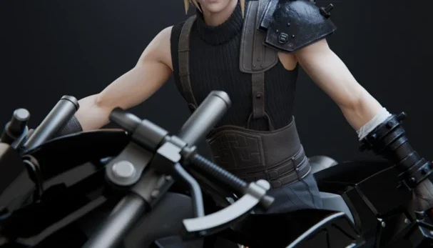 Bulkomancer Cloud Strife on Hardy-Daytona Final Fantasy VII