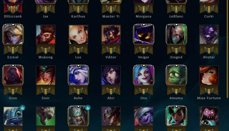 Conta League Of Legends, OURO 3