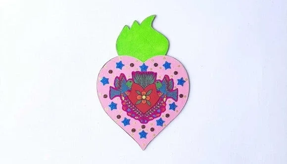 Enfeite de Parede Divino Rosa