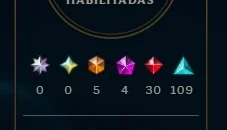 Conta LOL 235 skins