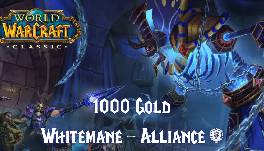 WoW Classic Era (Vanilla) - 1000g - Whitemane Aliança