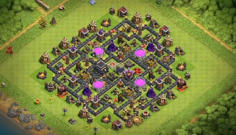 clash of clans th9 lvl119