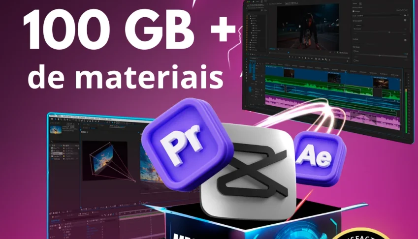 🔥Mega Pack Edição De Vídeo Completo 100GB+🔥