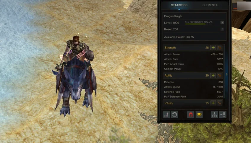 MEGAMU Conta Blade Knight (BK) 200rr / 1000+ML - MU Online