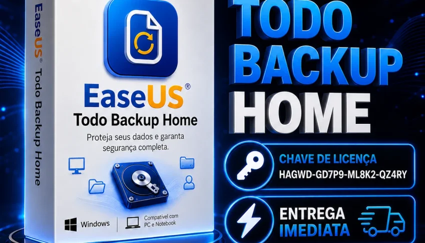 EaseUs Todo Backup Home - Licença Original