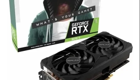 Placa De Vídeo Rtx 3070 1-Click OC Galax Nvidia Geforce 8gb