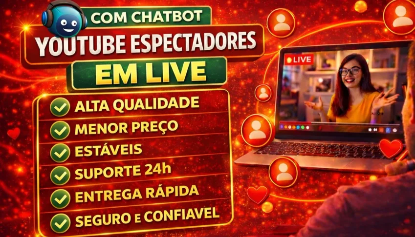 Youtube Viewers Online Para Sua Live + Chat