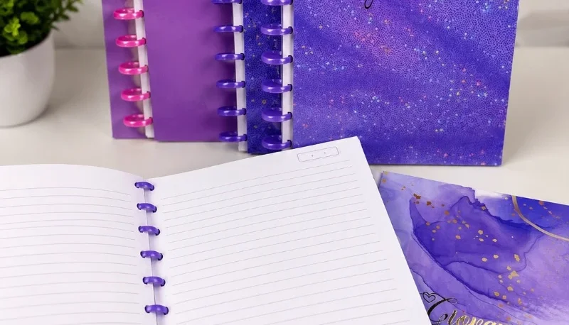 Caderno de disco universitário 96 folhas