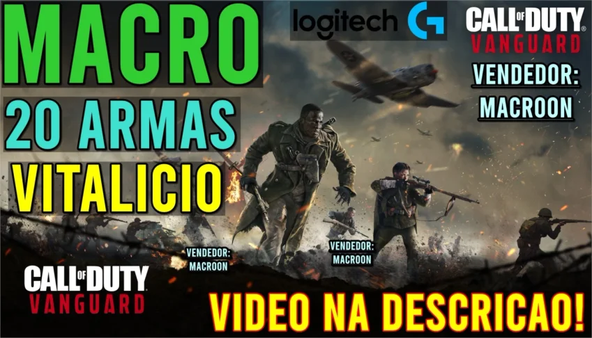MACRO - CALL OF DUTY VANGUARD (VITALICIO) MOUSES LOGITECH