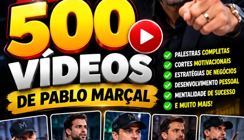 🔥 Mais De 500 Vídeos De Pablo Marçal! 🚀