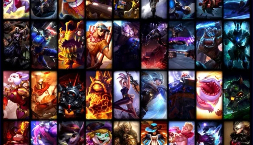 CONTA COM QUASE TODOS CHAMPS E 66 SKINS + GOLD S7