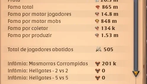 Conta albion online focada em tank e besta