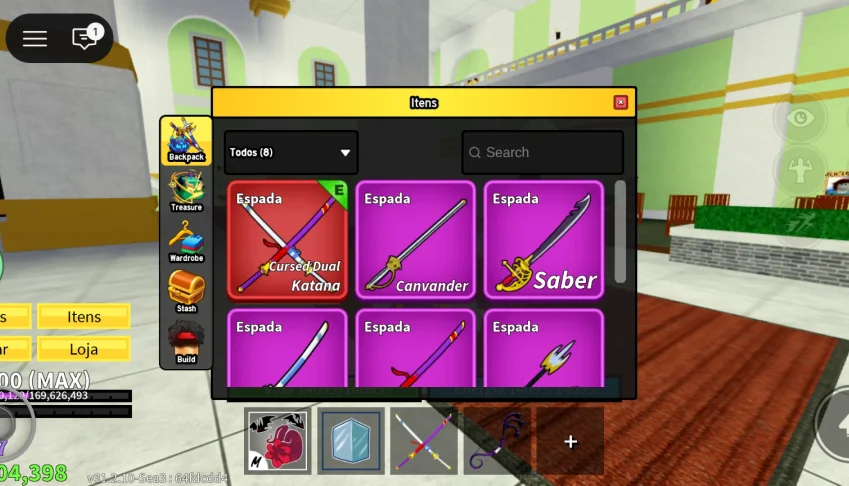 Conta muito boa BLOX fruits