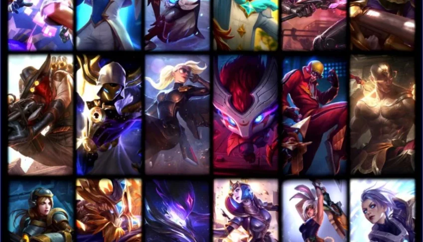 Conta lol 30k rp em skins