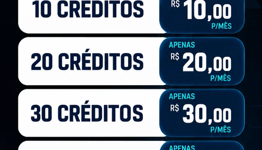 Painel Internet Ilimitada (VPN): Mínimo 10 Créditos