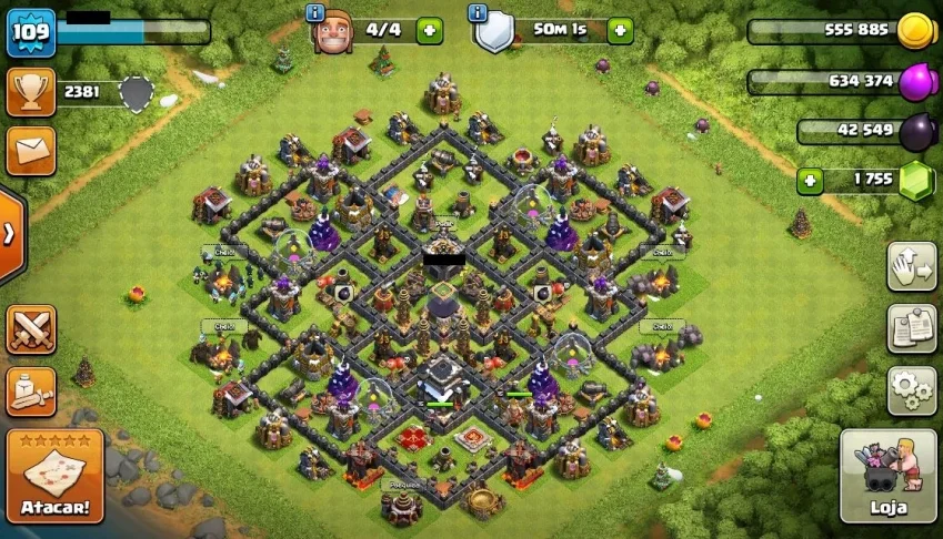 CV 9+ casal 15+lv109+1750 gemas+troca de nick