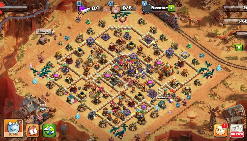 Conta Clash of Clans CV16