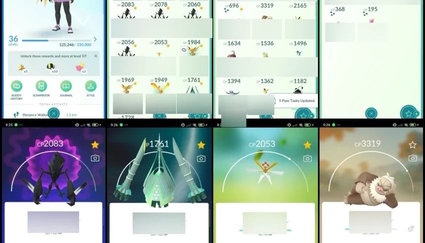 Pokémon GO LVL 36 | 3 Dialga + 4 Necrozma + 3 Celesteela