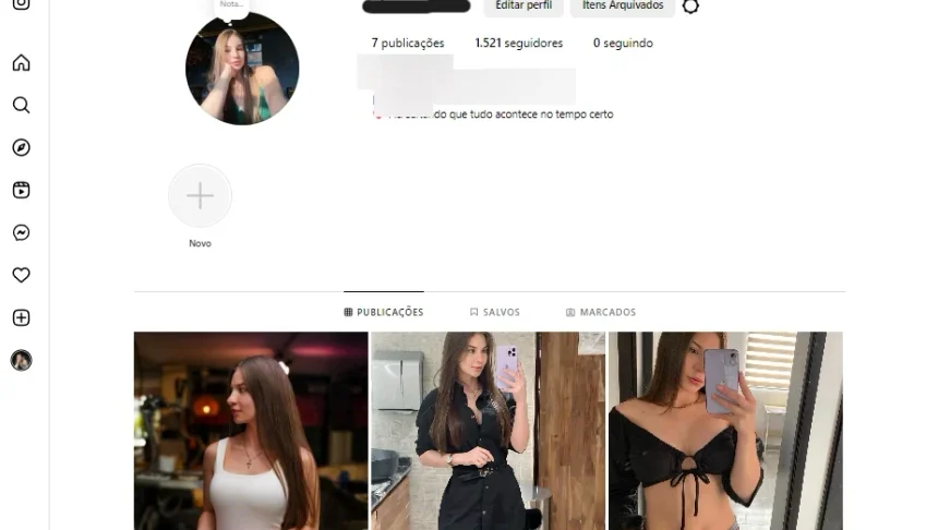 🩷Contas Feminina 2013/23 +1.500 Seguidores|Leia A Descrição