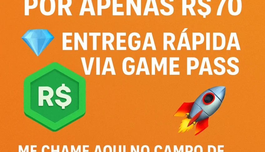 💎 1000 Robux por Apenas R$70 – Entrega Rápida via Game Pass