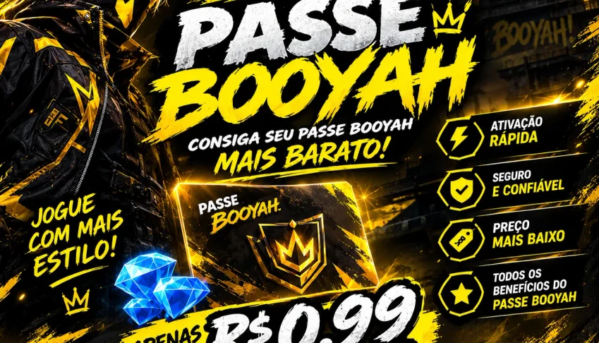 Método Passe do Free Fire a 1 real