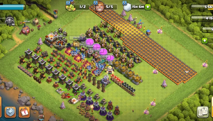 Clash of clans cv11 semi fuu