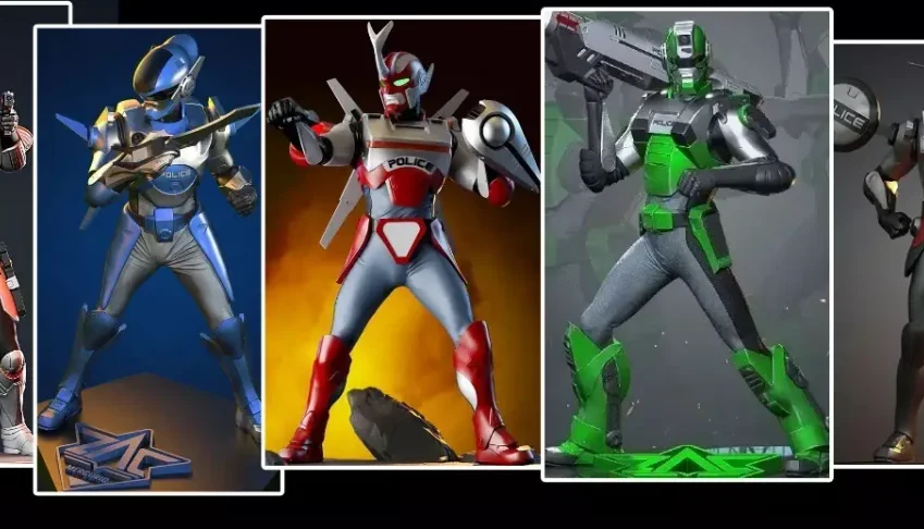 Cybercops Collection STL 3D