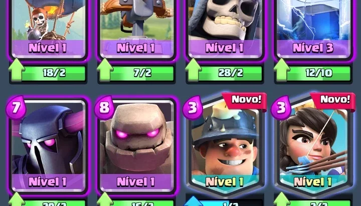 CLASH ROYALE 2781 GEMAS,6 LENDÁRIAS.LVL 9,ARENA 9.TROCA NICK