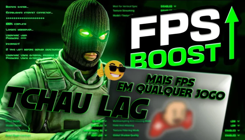 Pack De Otimizaçação – Tchau Lag – Aumente Até 200Fps