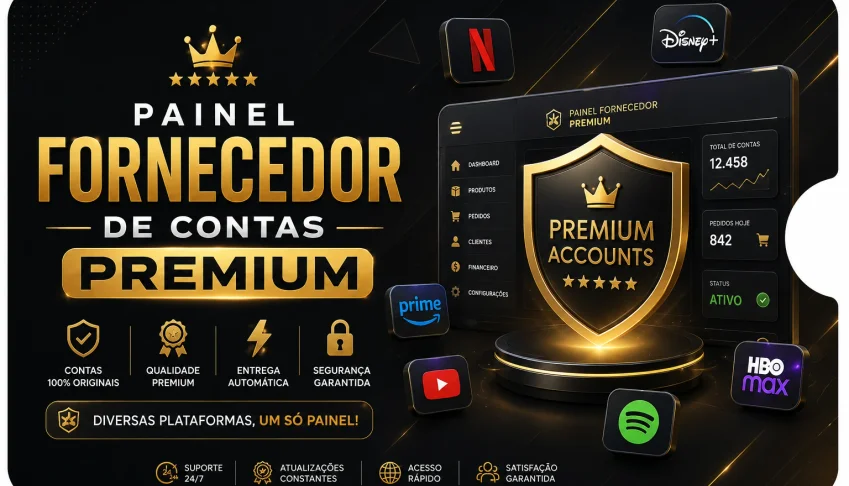 🚀 Painel Fornecedor De Contas Premium