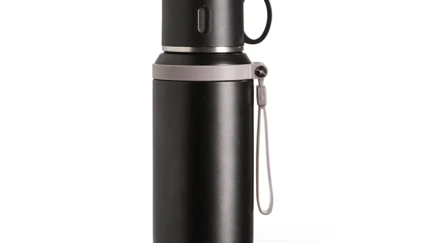 Garrafa Térmica Preta 600 ml