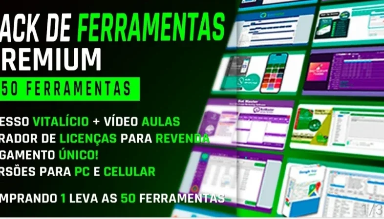 Pack De Ferramentas Premium PRO 2024 - ATUALIZADA