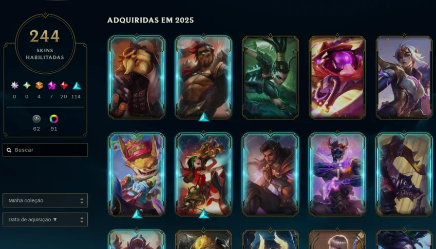 Conta D2 borda mestre 244 skins + Skins/faca valorant