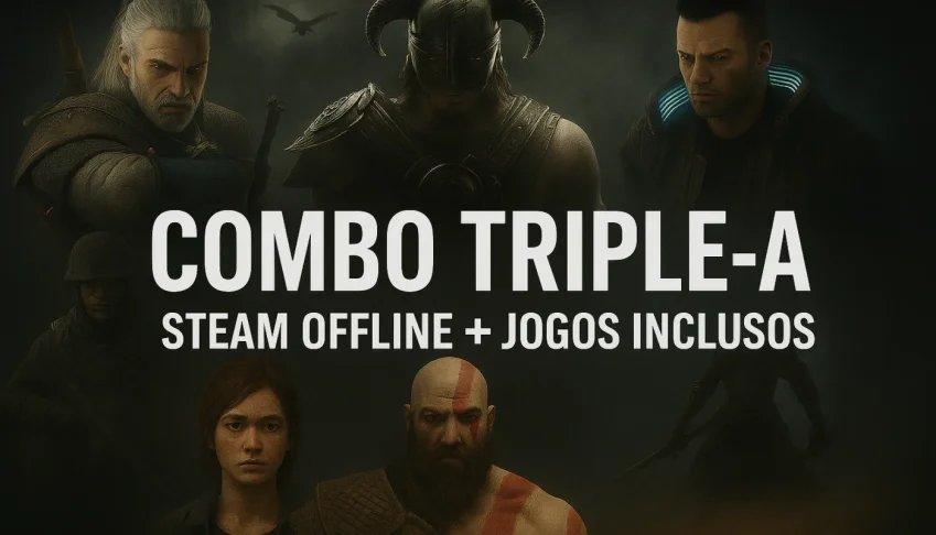 Combos Triple-A! Steam Offline (Entrega Automatica)! +Jogos