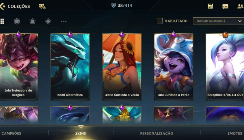 Conta wildrift, peak GM, atual d3