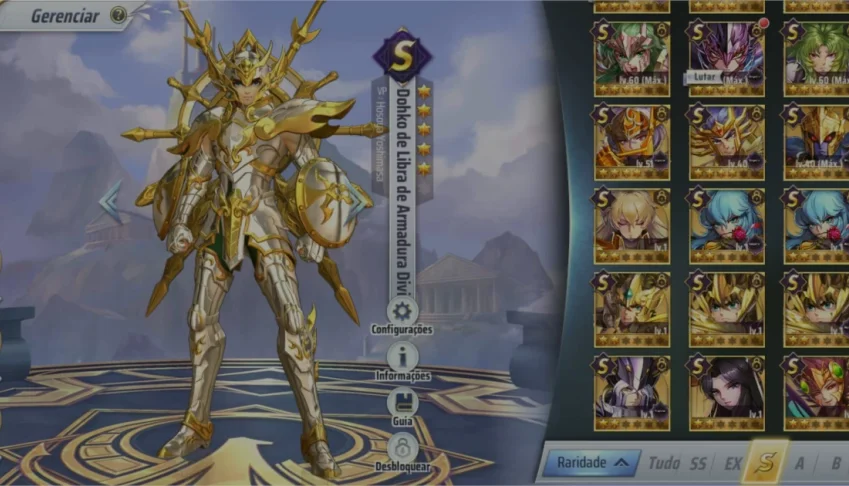 OFERTA!! Conta Saint Seiya Awakening com Deuses e Cavaleiros