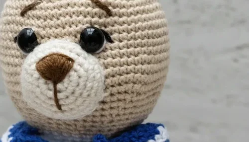 Urso Marinheiro Grande Amigurumi