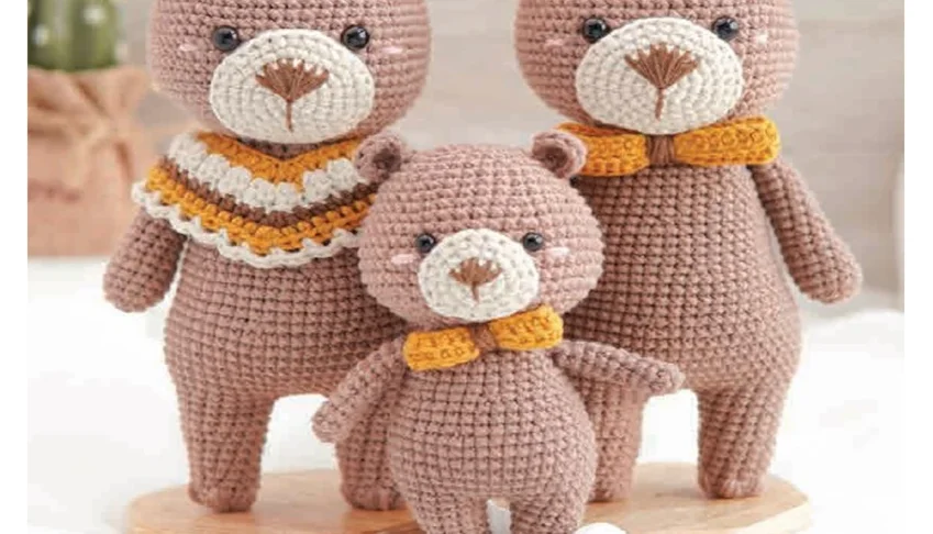 Receita Crochê Amigurumi - Três Ursos