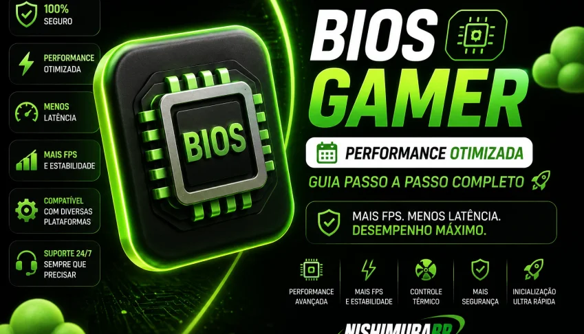 🚀 Otimizador De Bios Fps | Zero Delay + Resposta Rápida