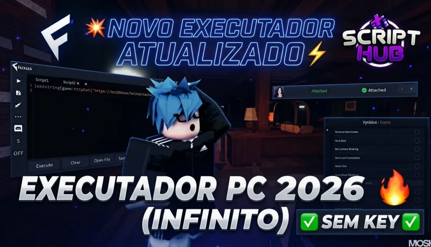 💻 Novo Executador Roblox Pc 2026 🔓 Sem Key & Infinito! 🔥