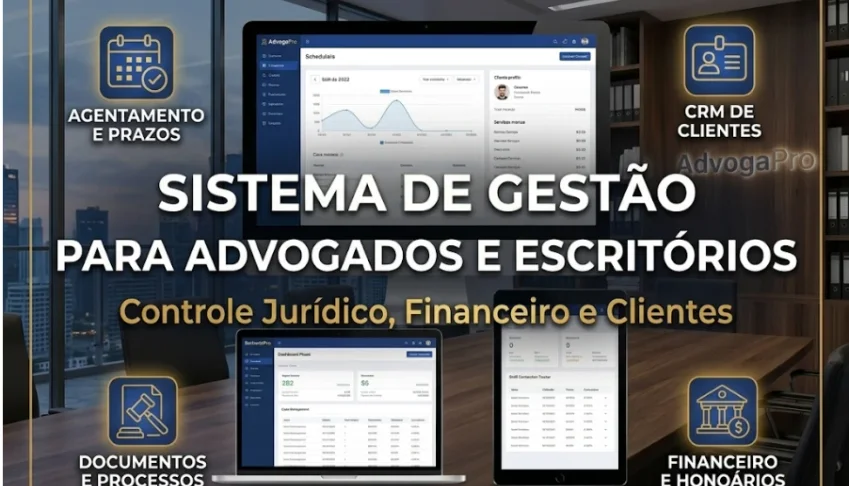 Sistema de GESTÃO Saas - Advoga Pro